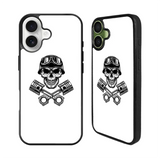 Skull Piston Art iPhone 17 Case Back Covers MGC0125