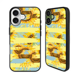Sunflower Art Blue iPhone 17 Case Back Covers MGC0132