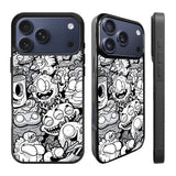 Doodle Art Cartoon iPhone 17 Pro Case Back Covers MGC0063