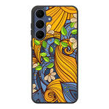 Floral Yellow Art Samsung Galaxy S25 FE Case Back Covers MGC0084
