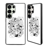 Doodle Art White Samsung Galaxy S25 Ultra Case Back Covers MGC0065