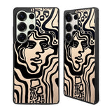 Abstract Art Face Samsung Galaxy S25 Ultra Case Back Covers MGC0001