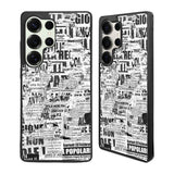 Newspaper Art Samsung Galaxy S25 Ultra Case Back Covers MGC0105