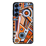 Abstract Art Orange Samsung Galaxy S25 Plus Case Back Covers MGC0002
