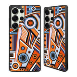 Abstract Art Orange Samsung Galaxy S25 Ultra Case Back Covers MGC0002