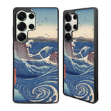 Japan Wave Art Samsung Galaxy S25 Ultra Case Back Covers MGC0098