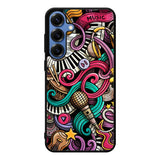 Music Doodle Art Samsung Galaxy S25 Case Back Covers MGC0103