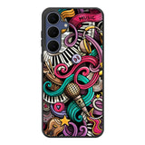 Music Doodle Art Samsung Galaxy S25 FE Case Back Covers MGC0103
