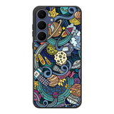 Doodle Space Art Samsung Galaxy S25 FE Case Back Covers MGC0077