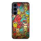 Doodle Monster Art Samsung Galaxy S25 FE Case Back Covers MGC0076