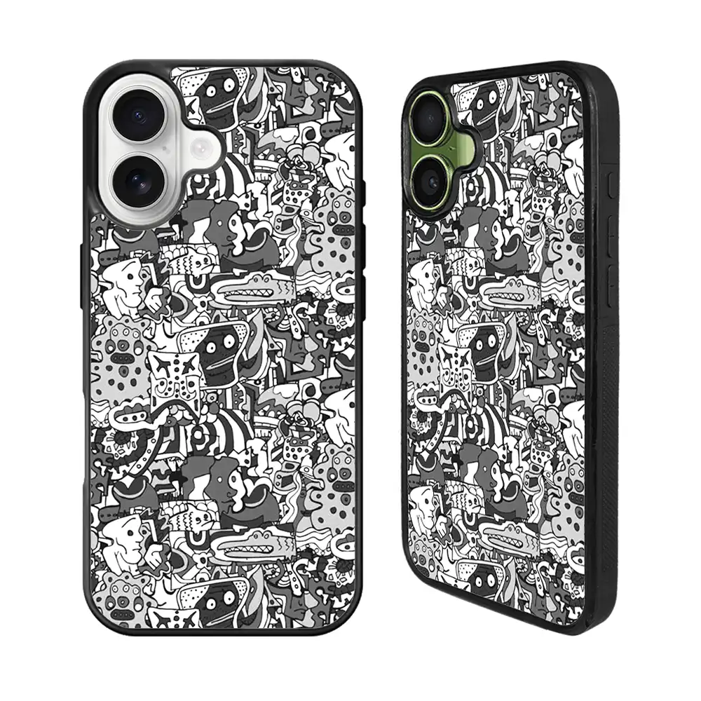 Doodle Art iPhone 17 Case Back Covers MGC0069
