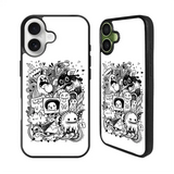Doodle Art White iPhone 17 Case Back Covers MGC0064