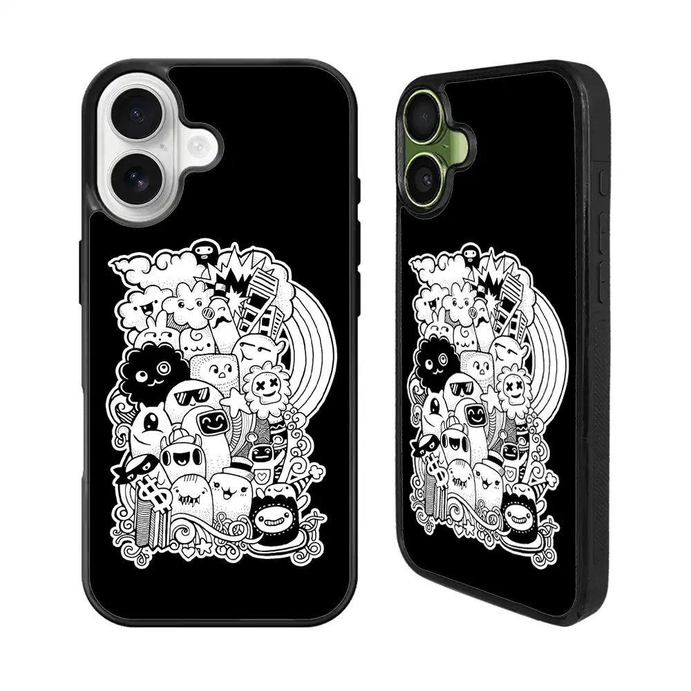 Doodle Art iPhone 17 Case Back Covers MGC0071