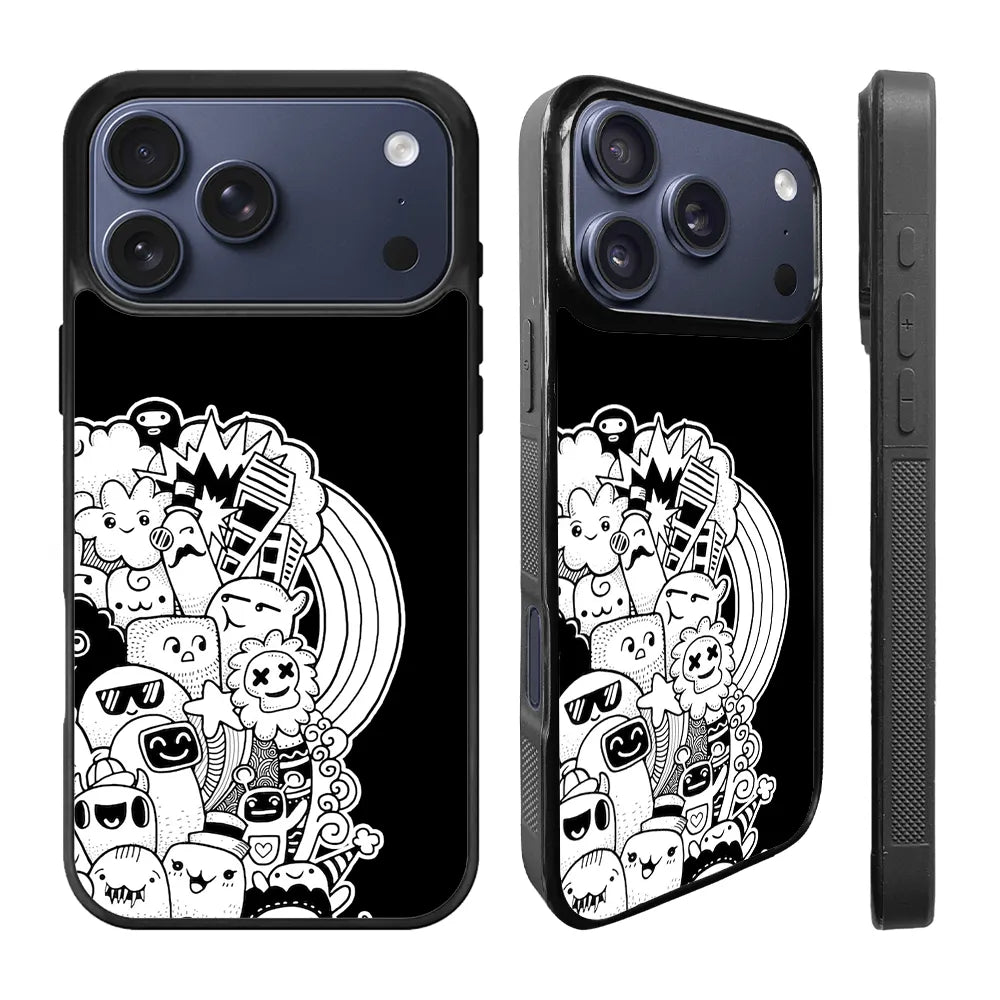 Doodle Art iPhone 17 Pro Max Case Back Covers MGC0072