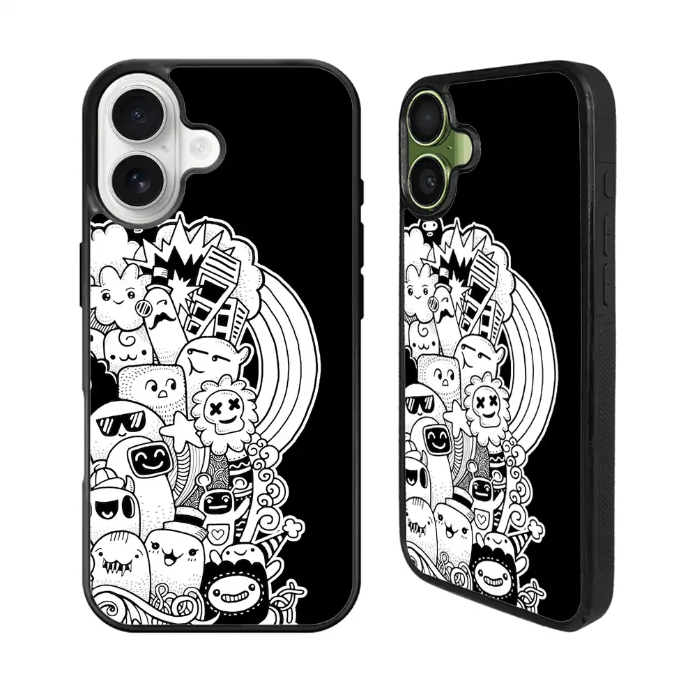 Doodle Art iPhone 17 Case Back Covers MGC0072