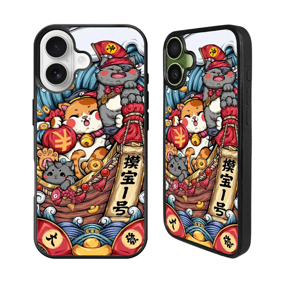 Cat Art iPhone 17 Case Back Covers MGC0048