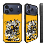 Doodle Art Yellow iPhone 17 Pro Case Back Covers MGC0075
