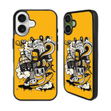 Doodle Art Yellow iPhone 17 Case Back Covers MGC0075