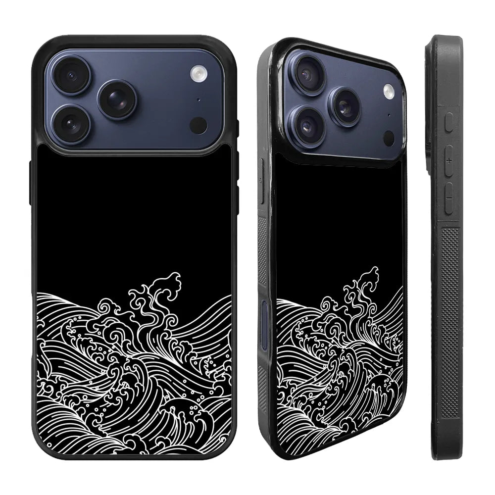 Japan Wave Art iPhone 17 Pro Case Back Covers MGC0097