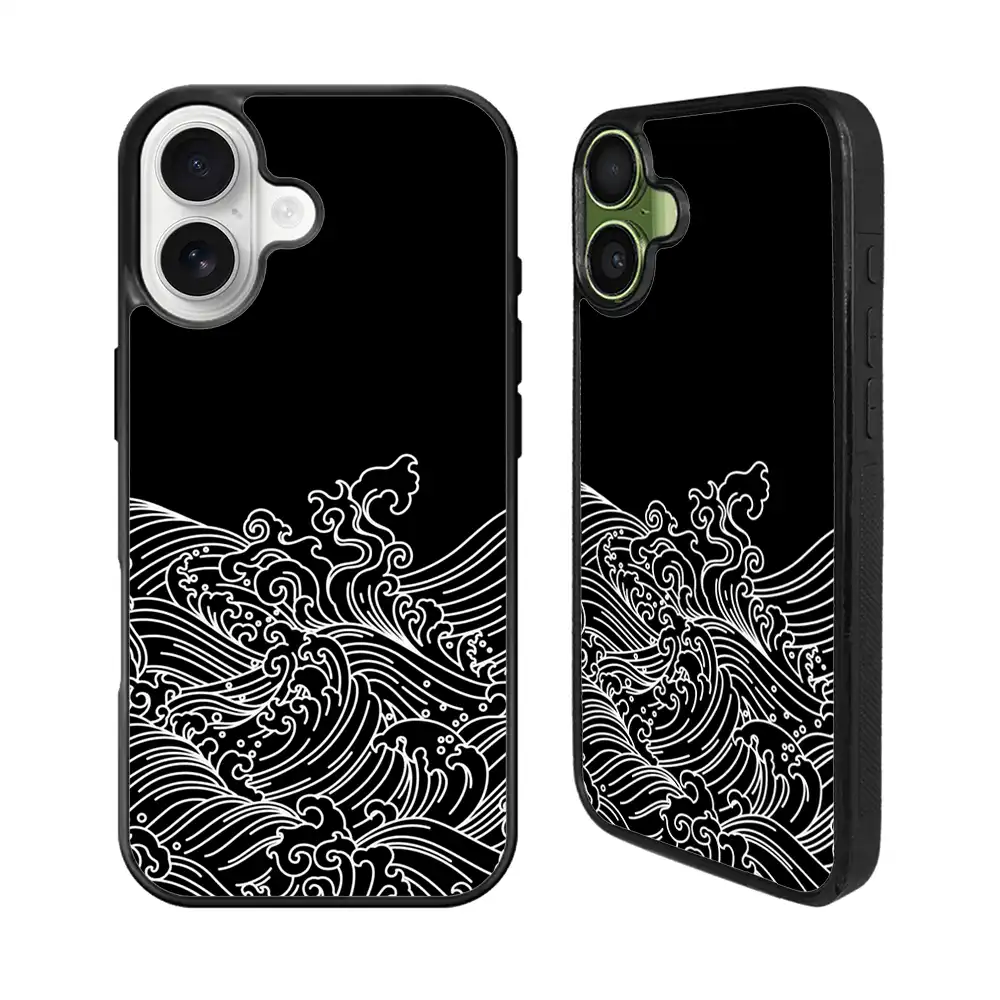 Japan Wave Art iPhone 17 Case Back Covers MGC0097