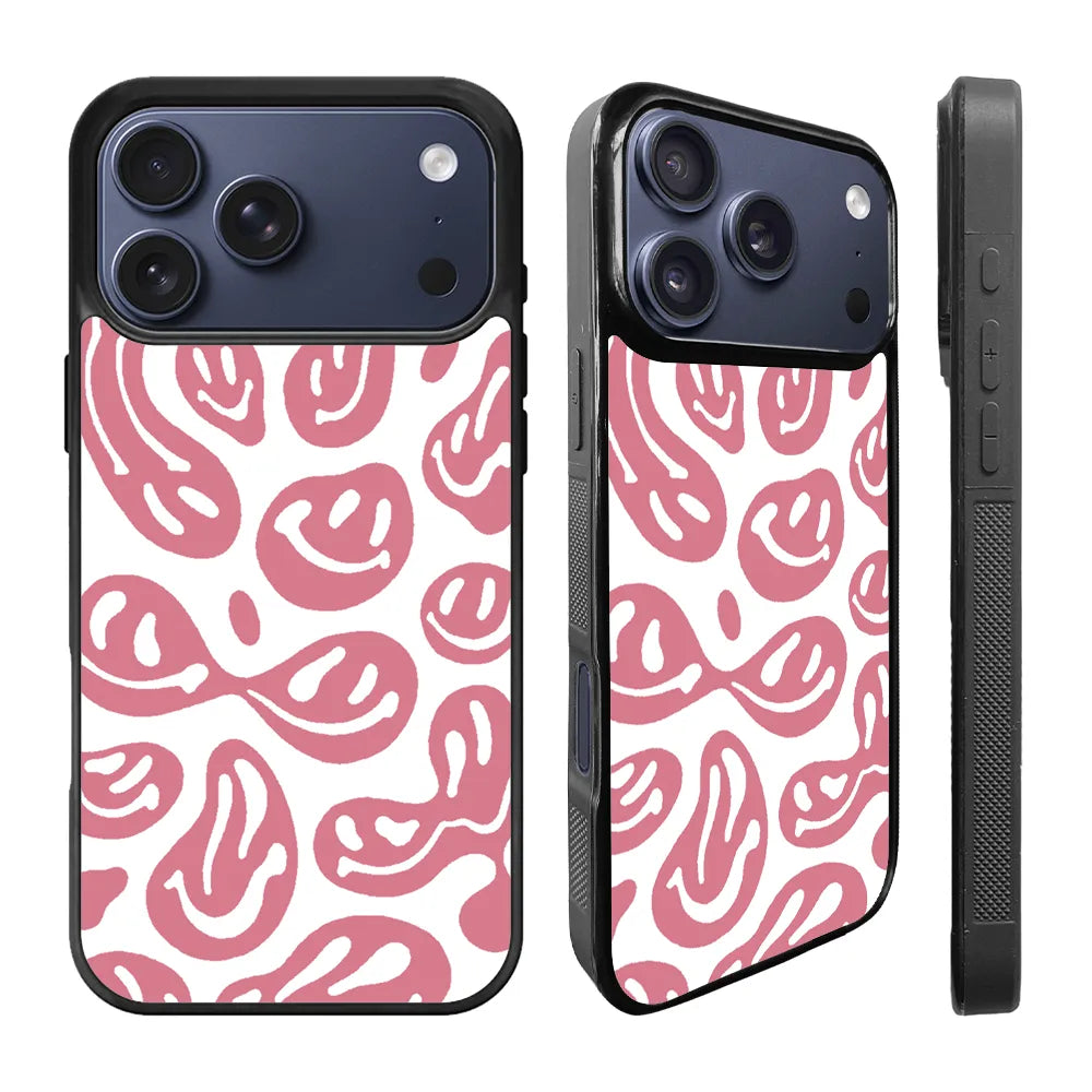 Art Smile Pink iPhone 17 Pro Case Back Covers MGC0035