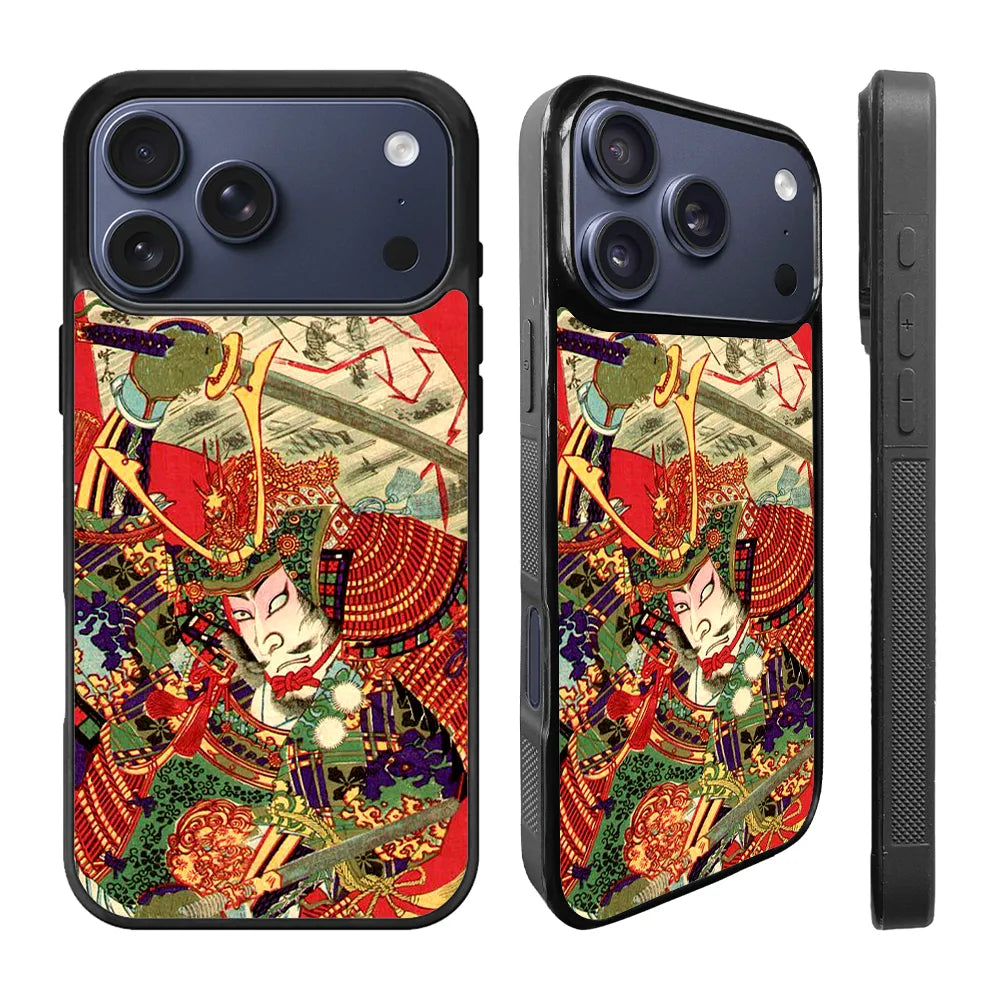 Japan Art Warrior iPhone 17 Pro Max Case Back Covers MGC0095