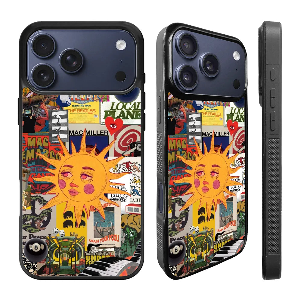 Art Retro iPhone 17 Pro Case Back Covers MGC0031