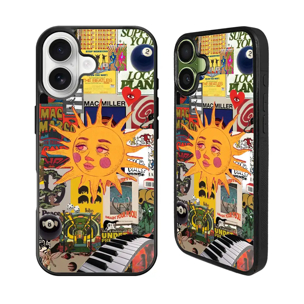 Art Retro iPhone 17 Case Back Covers MGC0031