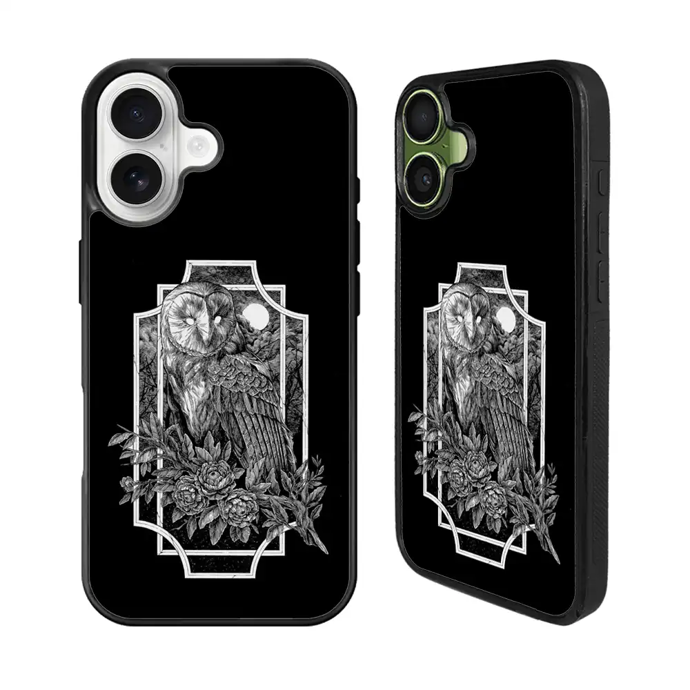 Owl Night Art iPhone 17 Case Back Covers MGC0110