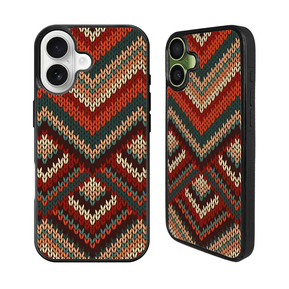Art Knit iPhone 17 Case Back Covers MGC0015