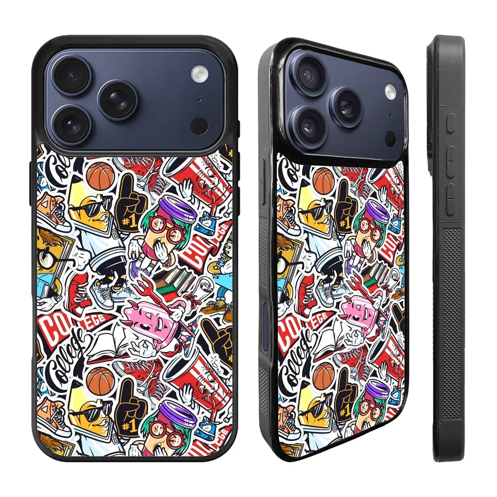 Art Stickers iPhone 17 Pro Case Back Covers MGC0037