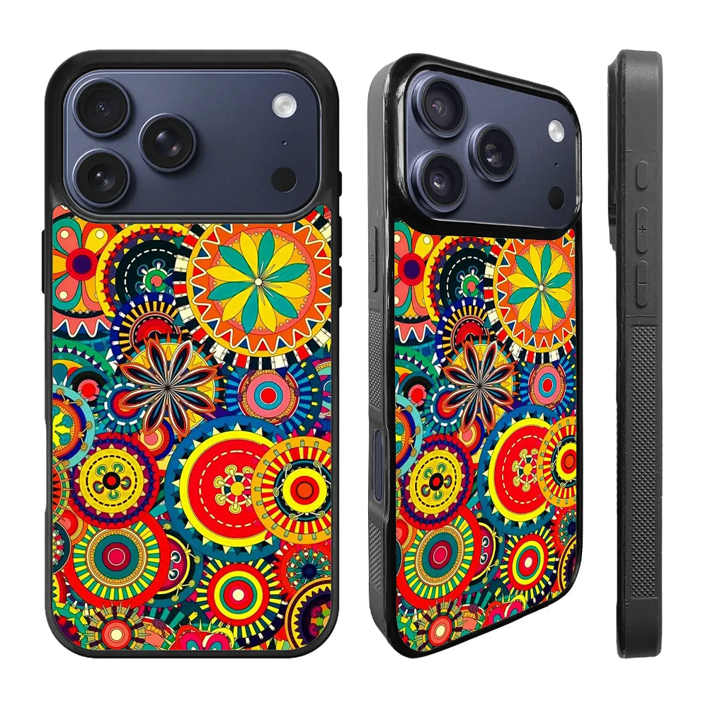 Floral Art iPhone 17 Pro Case Back Covers MGC0083