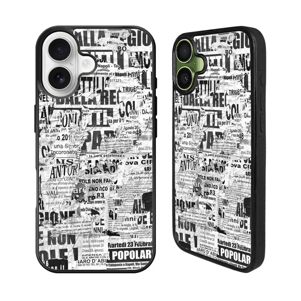 Newspaper Art iPhone 17 Case Back Covers MGC0105