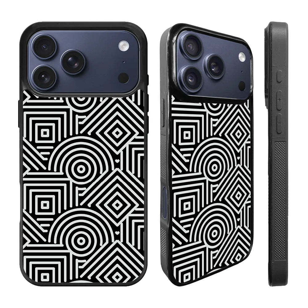Art Aesthetic Geometry iPhone 17 Pro Case Back Covers MGC0007