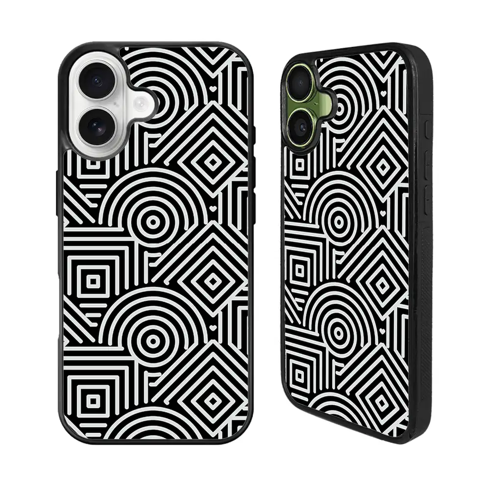 Art Aesthetic Geometry iPhone 17 Case Back Covers MGC0007