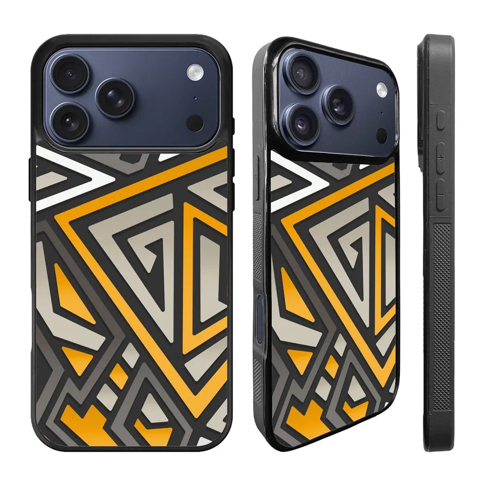 Geometric Abstrac Art iPhone 17 Pro Case Back Covers MGC0085