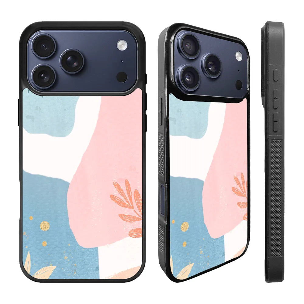 Pastel Floral Art iPhone 17 Pro Case Back Covers MGC0112