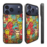 Doodle Monster Art iPhone 17 Pro Case Back Covers MGC0076