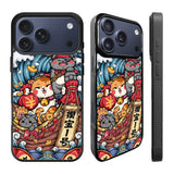 Cat Art iPhone 17 Pro Case Back Covers MGC0049