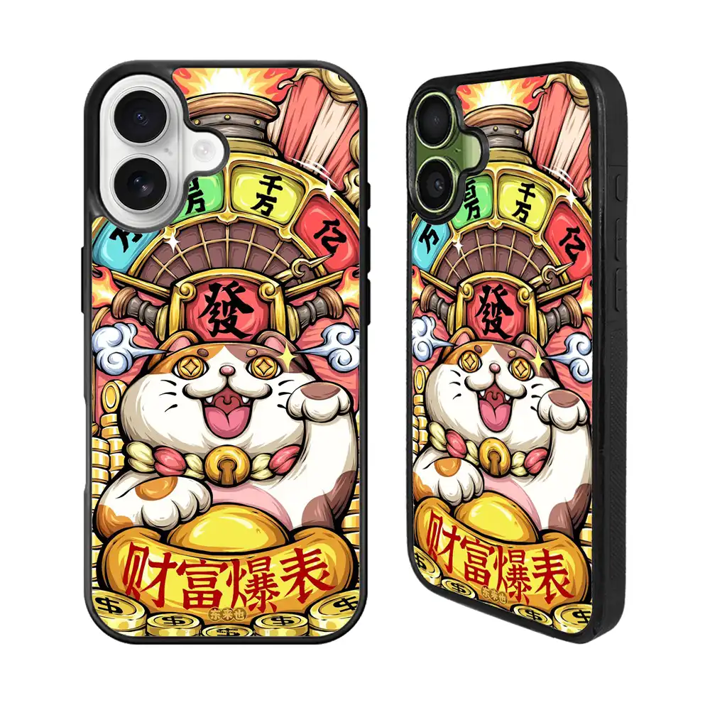 Oriental Cat Art iPhone 17 Case Back Covers MGC0108