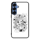 Doodle Art White Samsung Galaxy S25 Plus Case Back Covers MGC0065