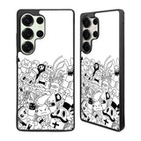 Doodle Art White Samsung Galaxy S25 Ultra Case Back Covers MGC0067
