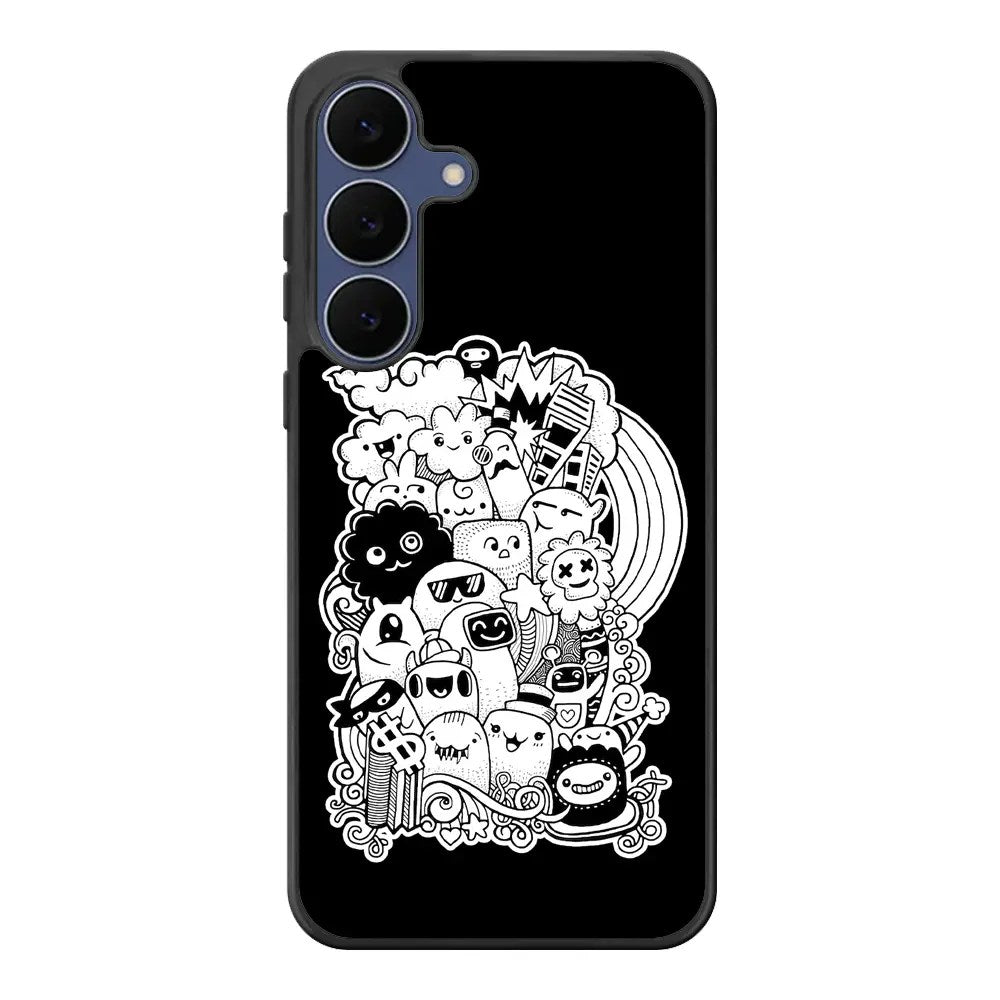 Doodle Art Samsung Galaxy S25 FE Case Back Covers MGC0071