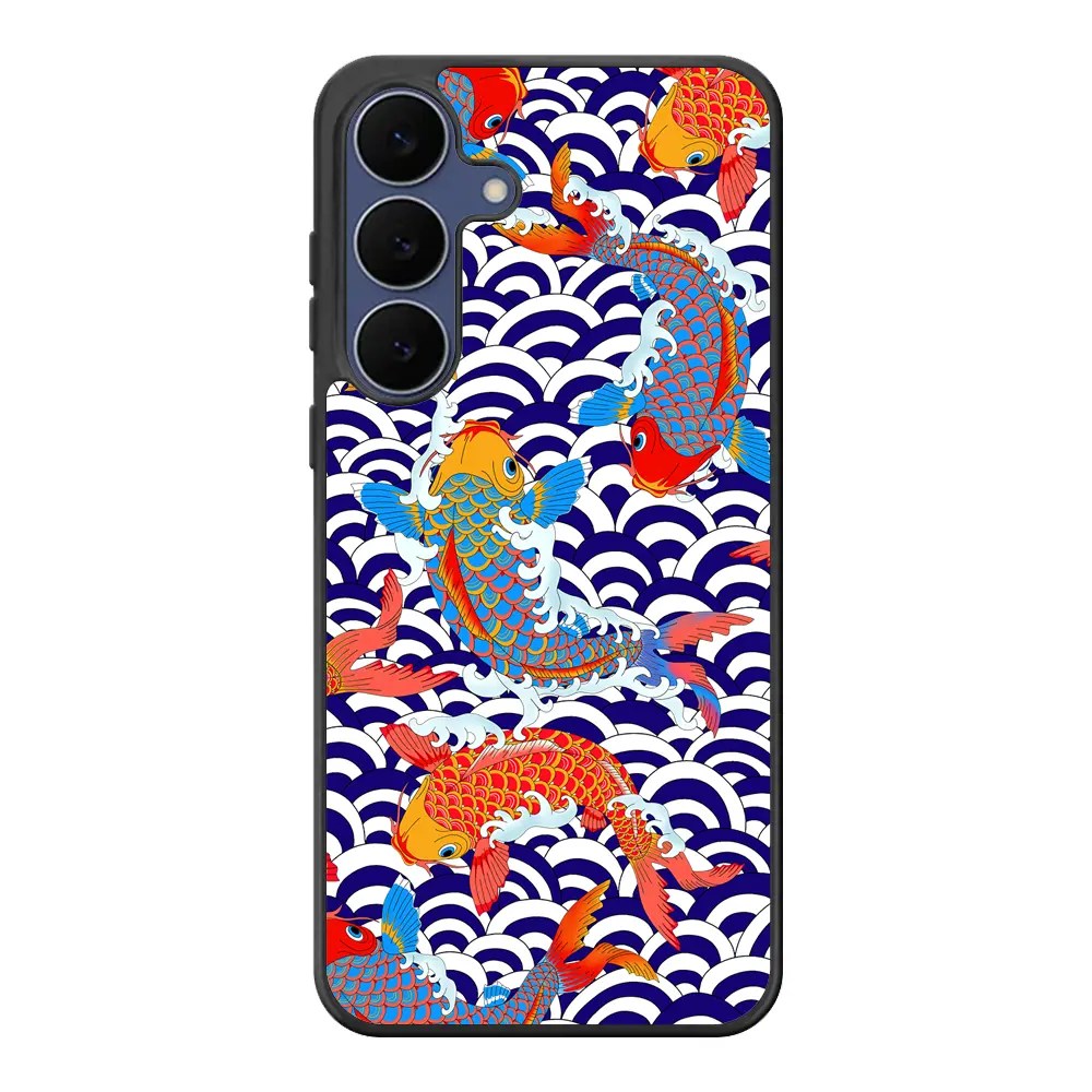 Koi Japan Art Samsung Galaxy S25 FE Case Back Covers MGC0099