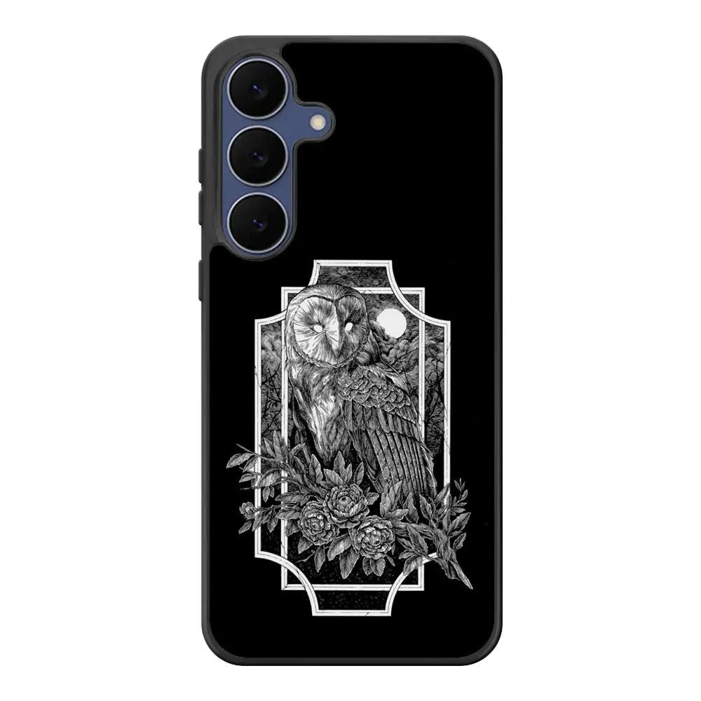 Owl Night Art Samsung Galaxy S25 FE Case Back Covers MGC0110