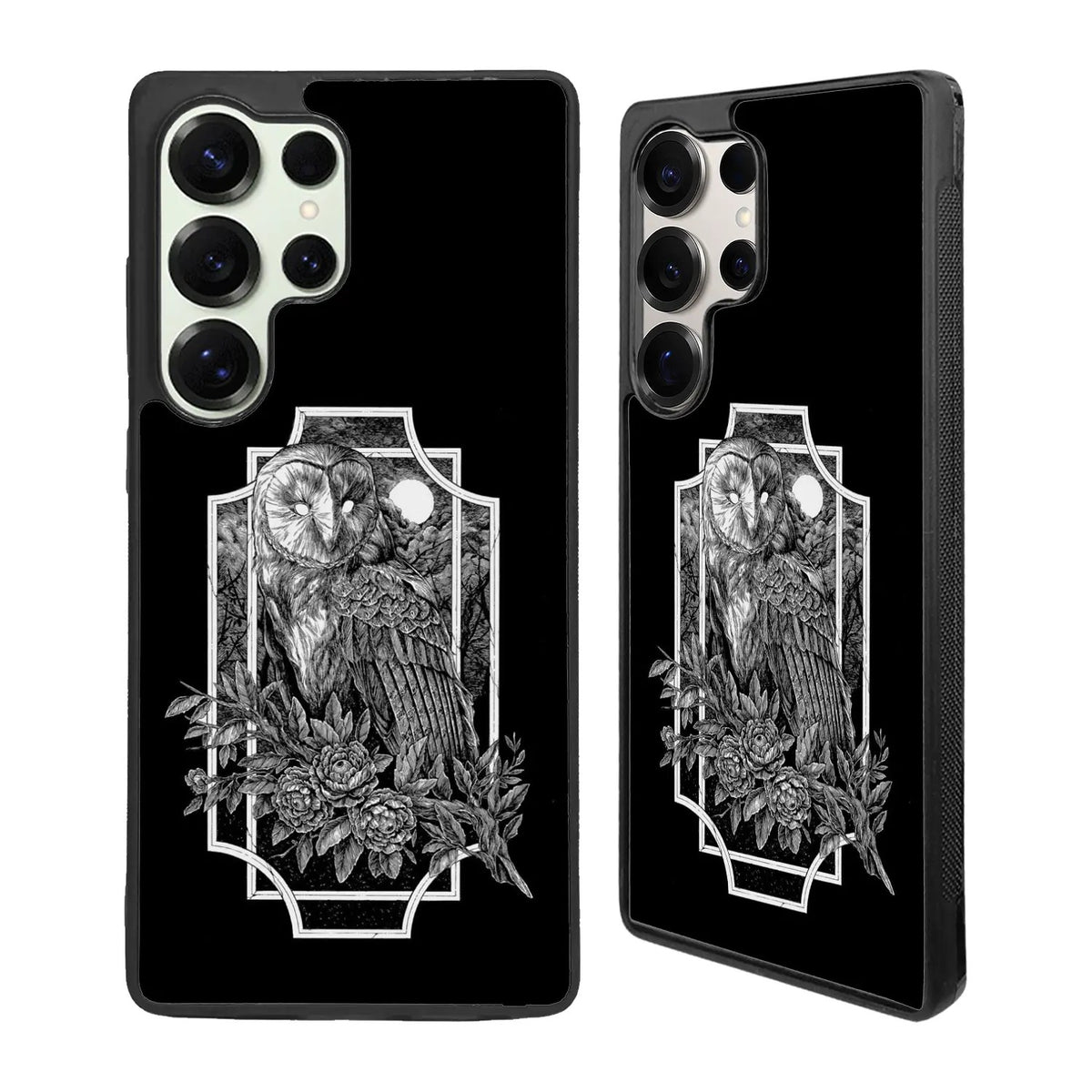 Owl Night Art Samsung Galaxy S25 Ultra Case Back Covers MGC0110