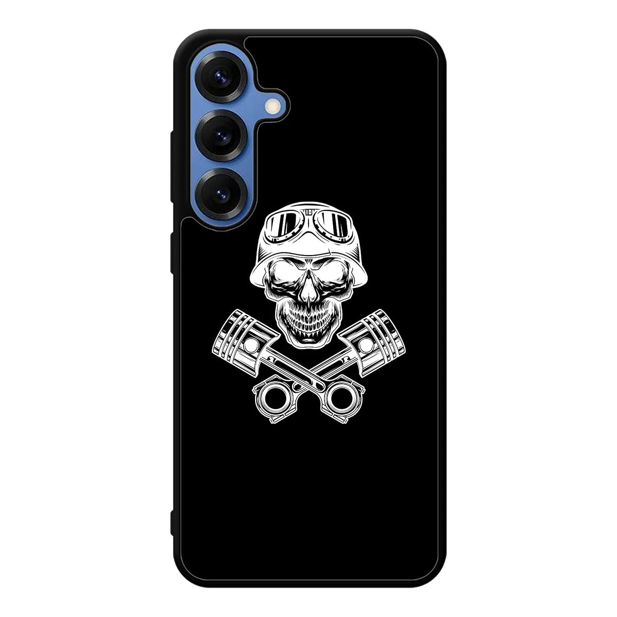Skull Piston Art Samsung Galaxy S25 Plus Case Back Covers MGC0128