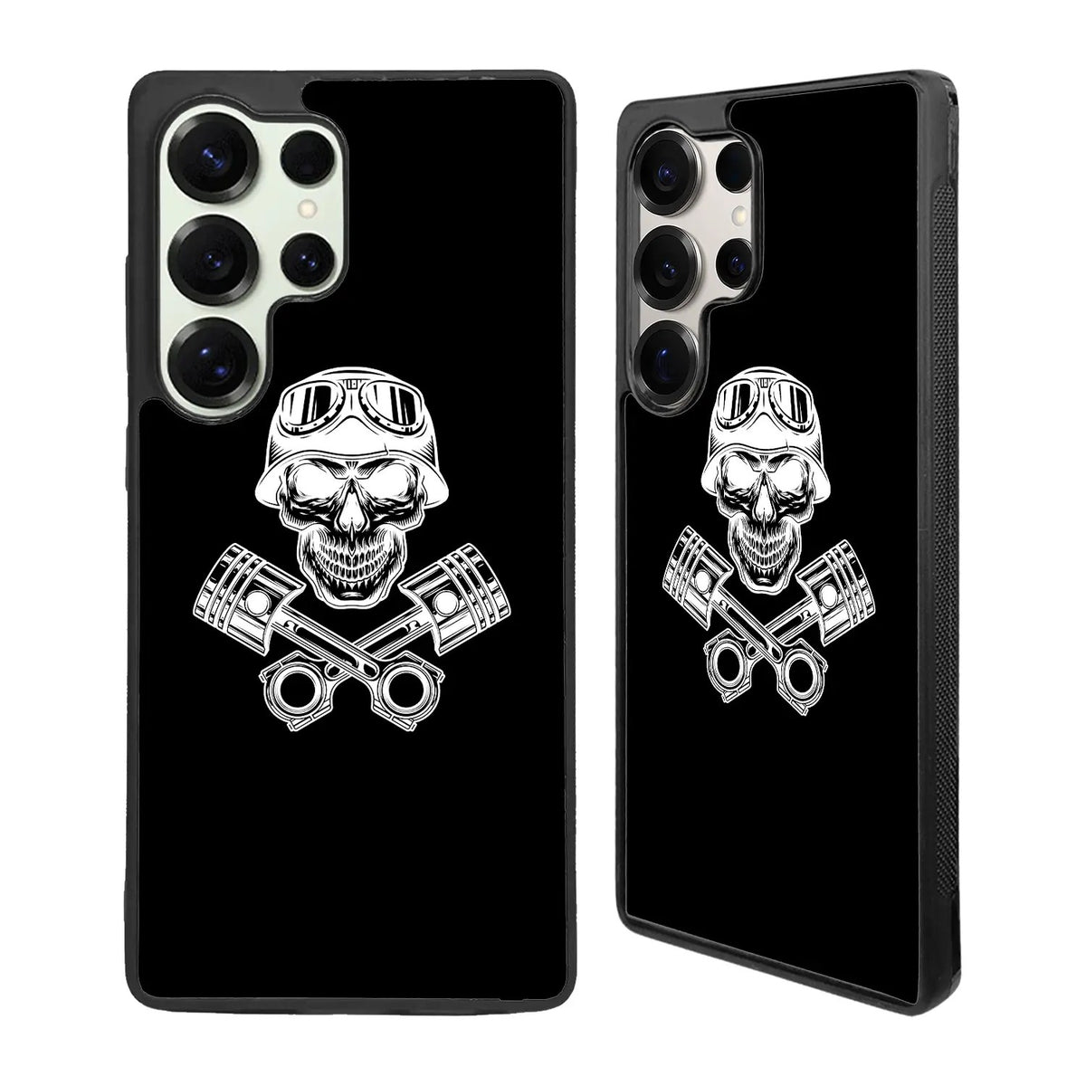 Skull Piston Art Samsung Galaxy S25 Ultra Case Back Covers MGC0128