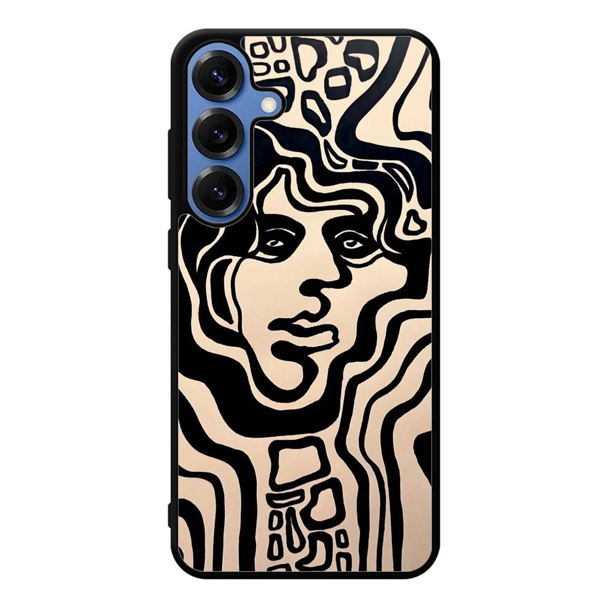 Abstract Art Face Samsung Galaxy S25 Case Back Covers MGC0001