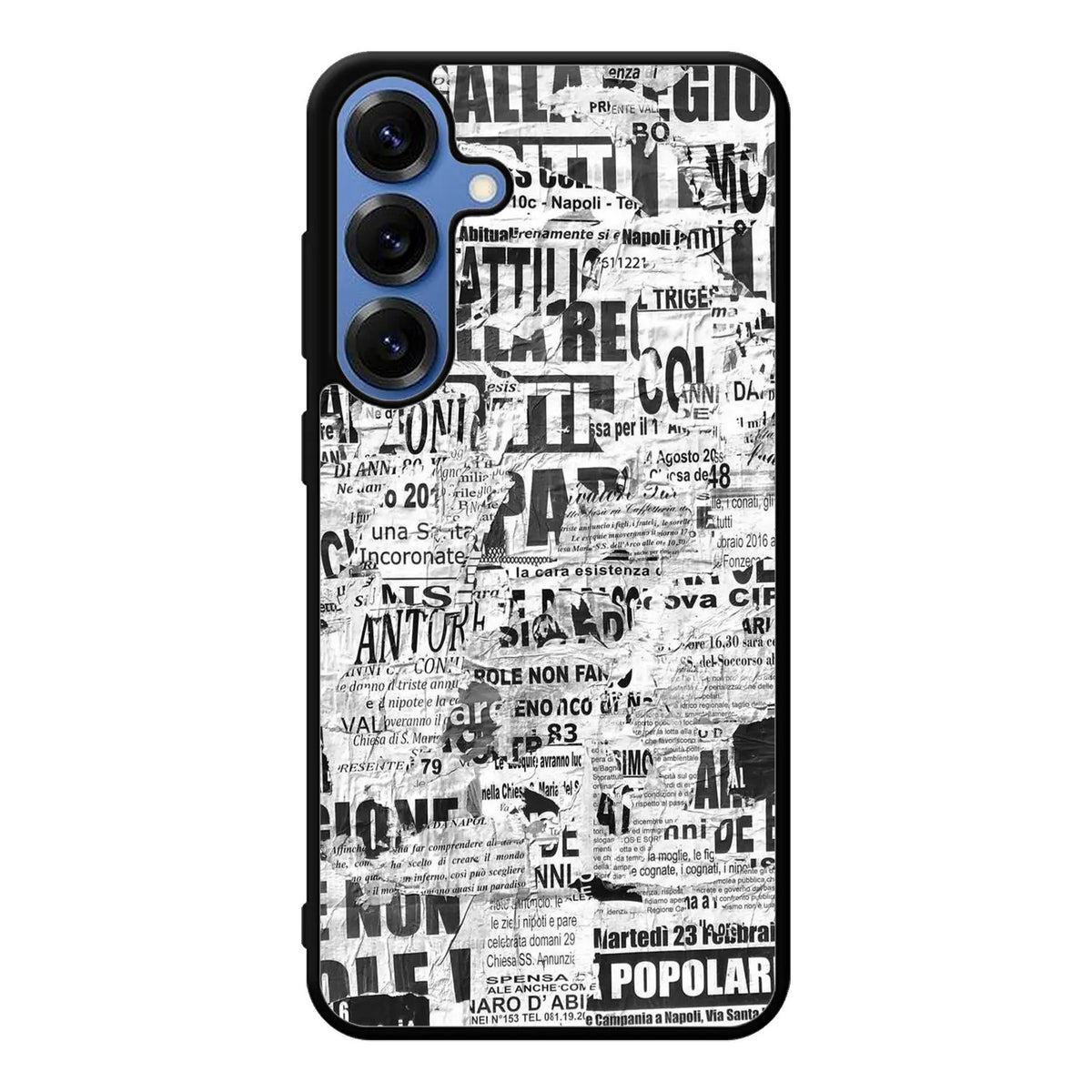 Newspaper Art Samsung Galaxy S25 Case Back Covers MGC0105